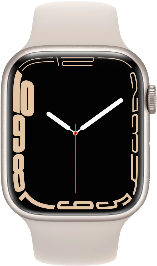 Смарт-часы Apple Watch Series 7 GPS 41 мм, сияющая звезда (США)
